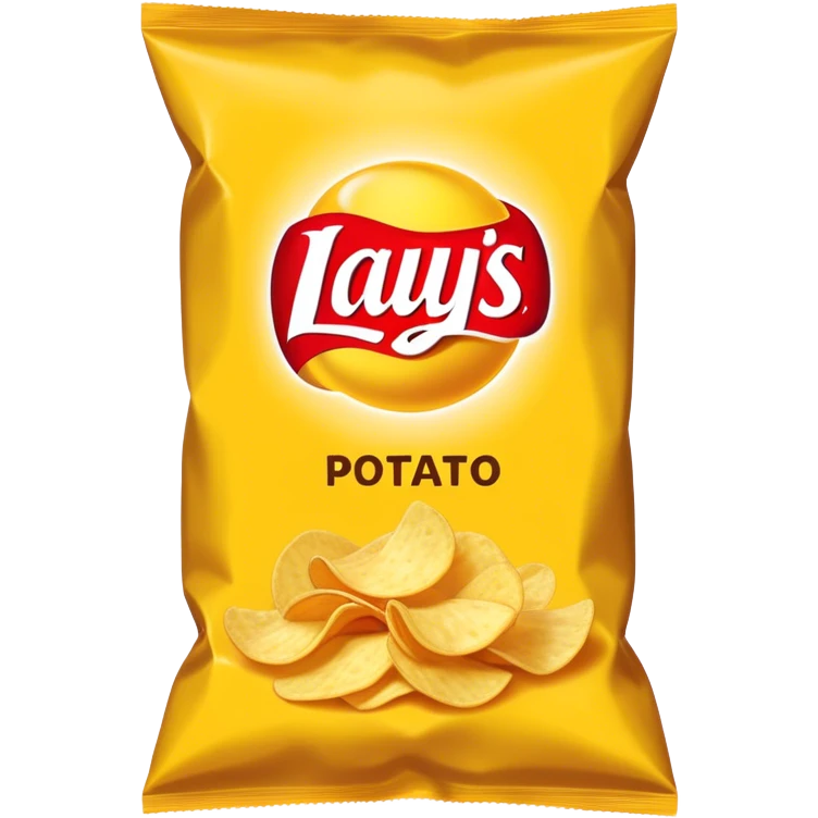 snack Lay's packaging emoji