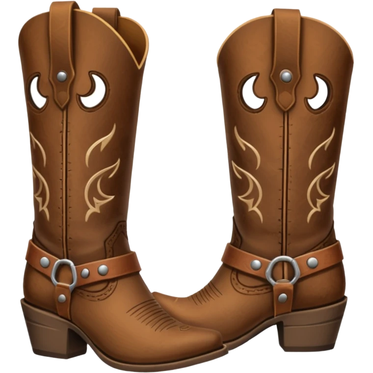 Cowgirl boots emoji
