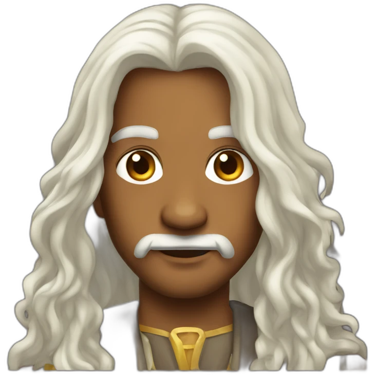 Long hair Sri Lankan dungeon master emoji
