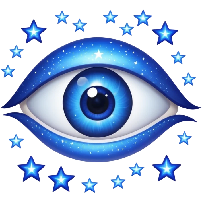 Eye with stars  emoji