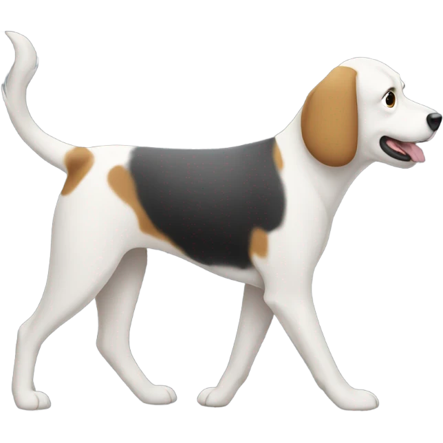 Dog walking  emoji