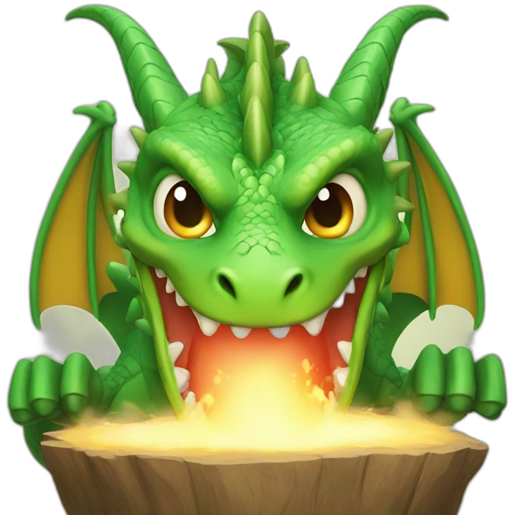 Dragon with switch emoji