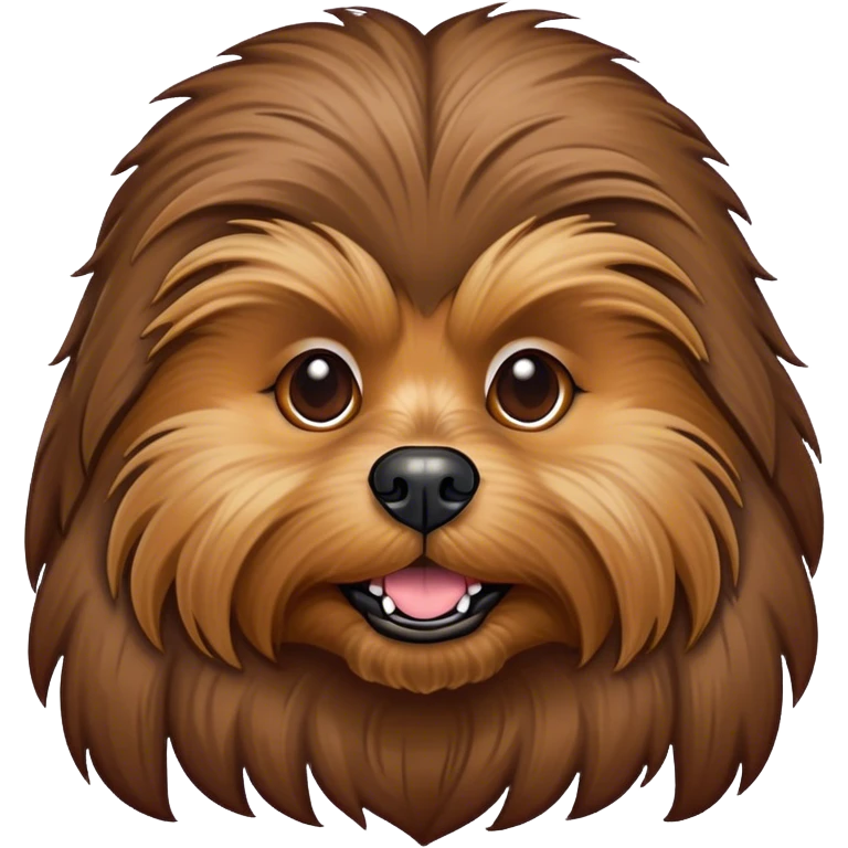 Chewbacca as a dog emoji