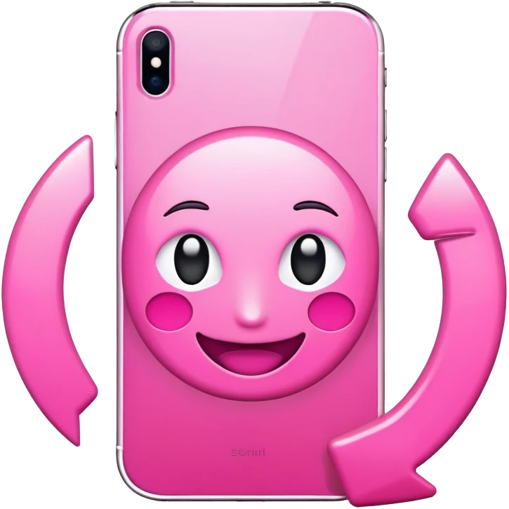 iPhone Pink  emoji