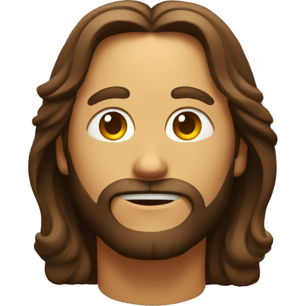 Jesus emoji of the face with Gesturing ok emoji