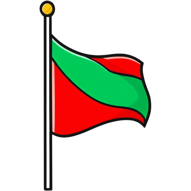 green flag emoji