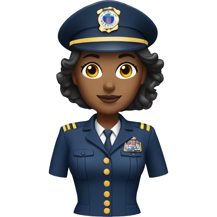 Coast guard woman emoji