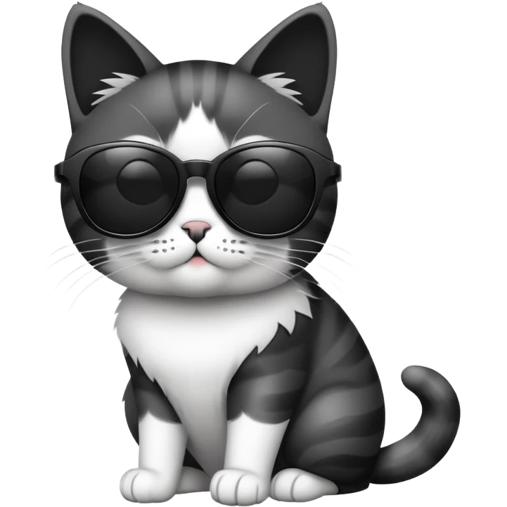 cat wearing sunglasses emoji