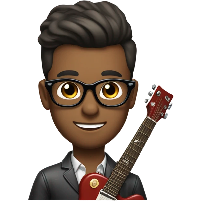 Buddy holly  emoji