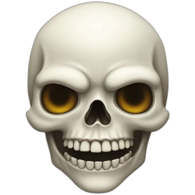 SkullAngel happy emoji