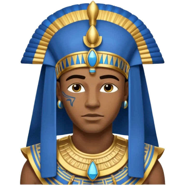 Black man Osiris  emoji
