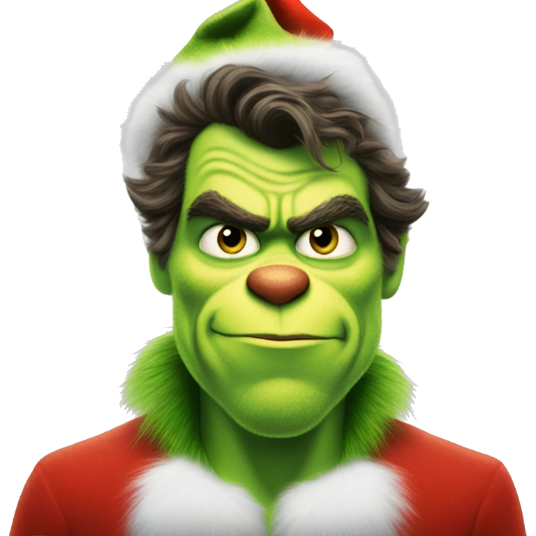 henry cavill as grinch emoji
