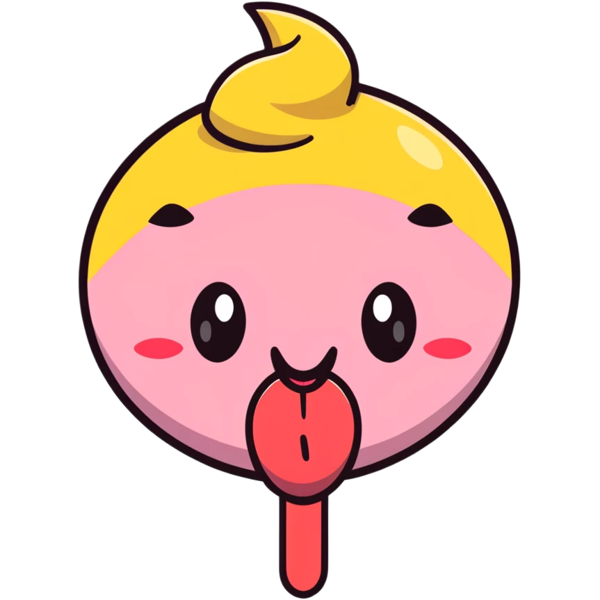 cute face with tongue sticking out tasting something delicious emoji