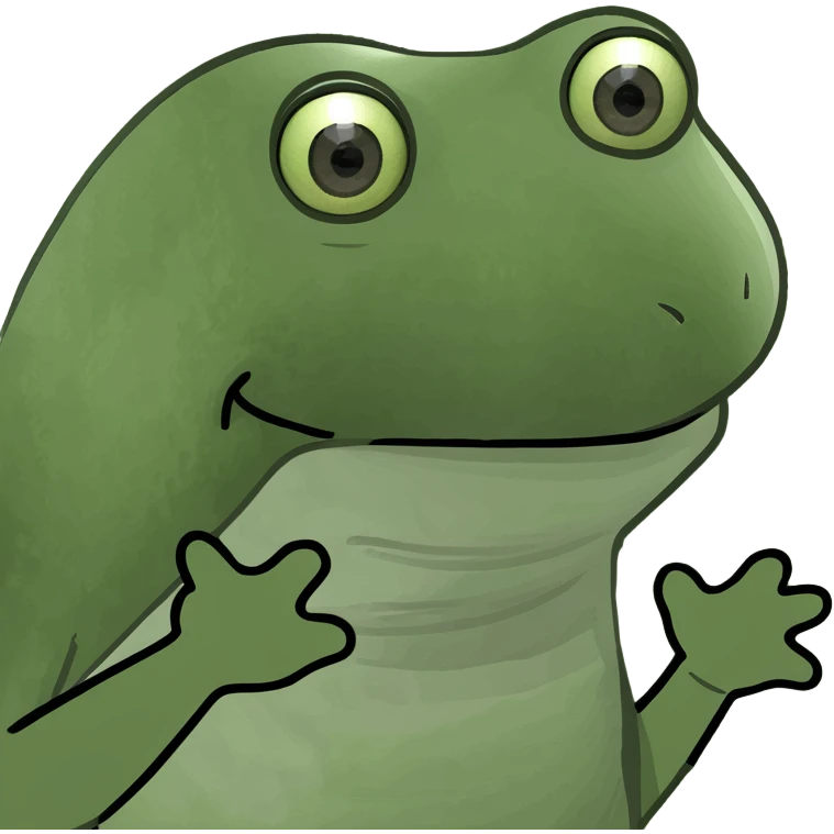 eyes wide open hands on both sides open younger sticking out  emoji