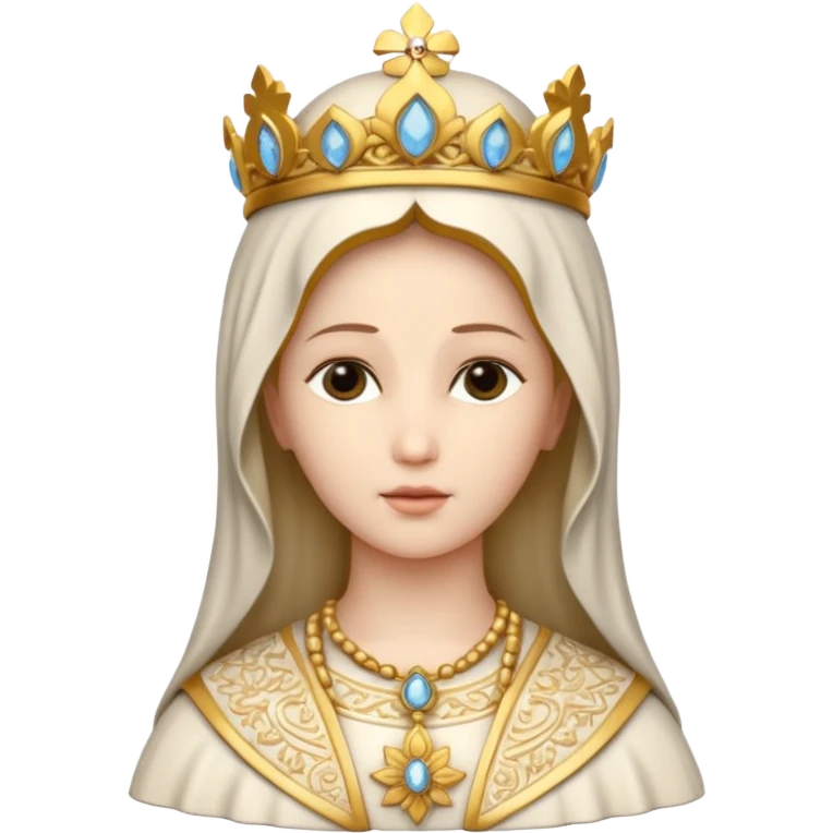 BUSTO VIRGEN DEL PILAR SIN FONDO emoji