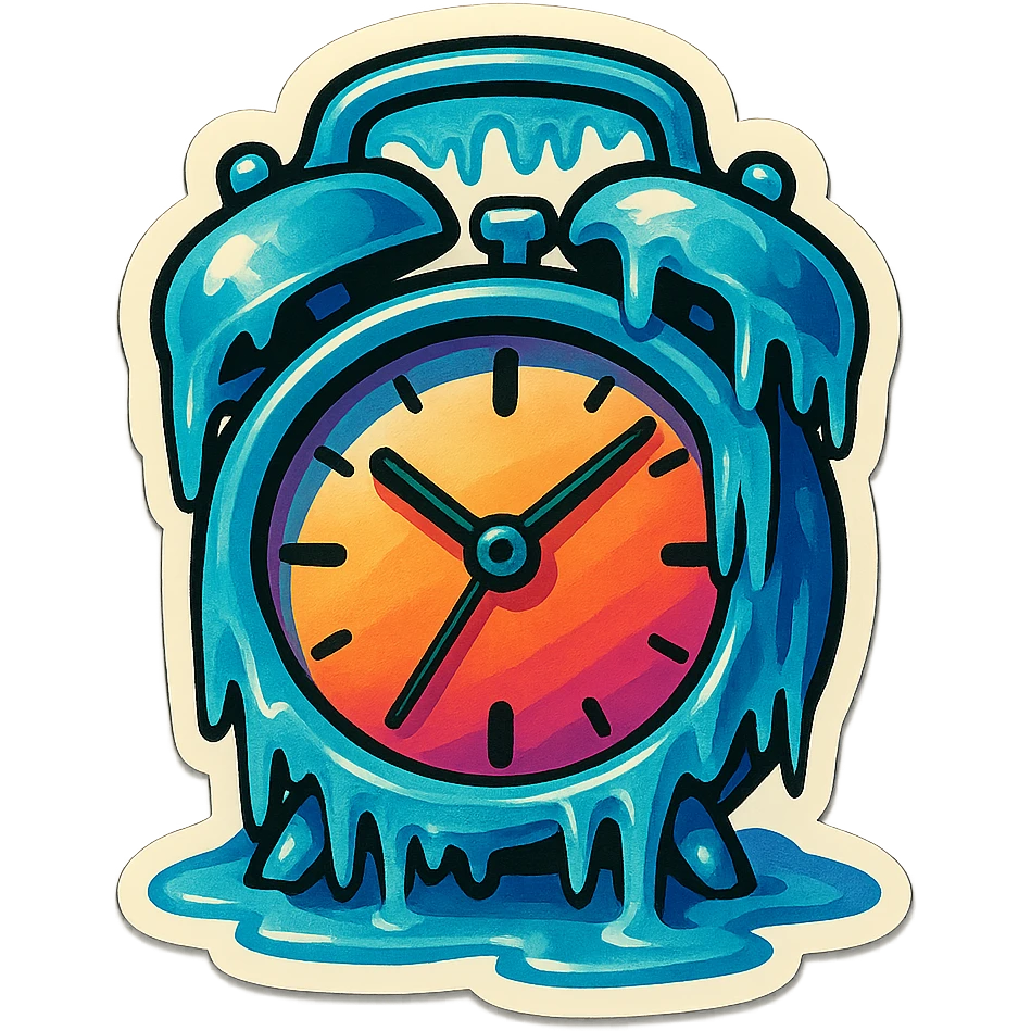 frozen clock emoji