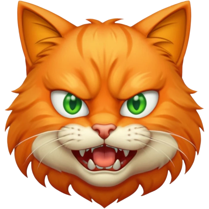 Angry cat emoji