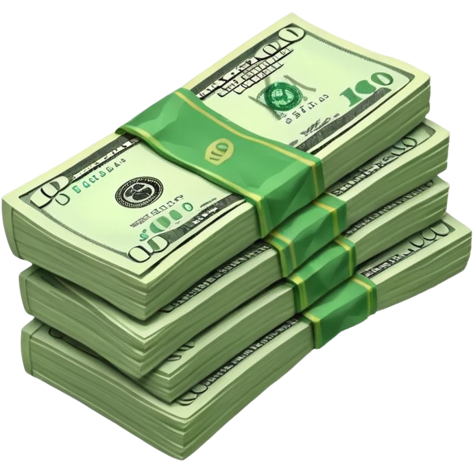 Falling value of the dollar emoji