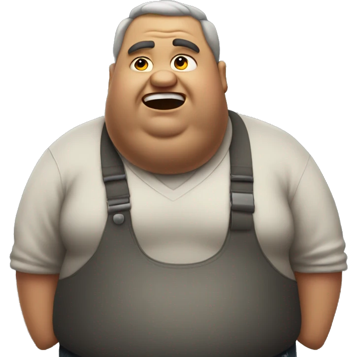 fat man but he plays lol emoji