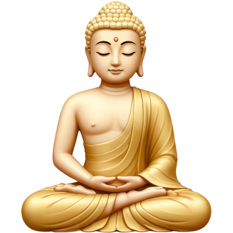 creamy Buddha emoji