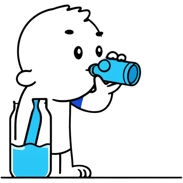 drinking water emoji
