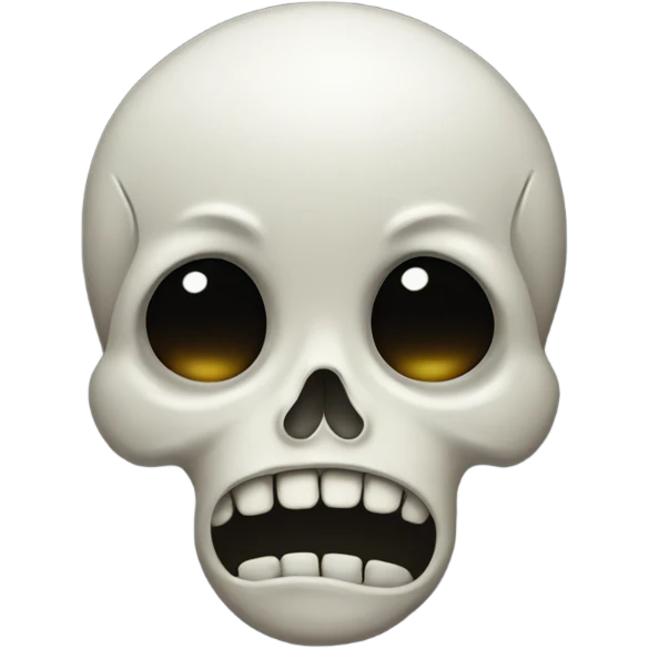 crying skull with tears emoji