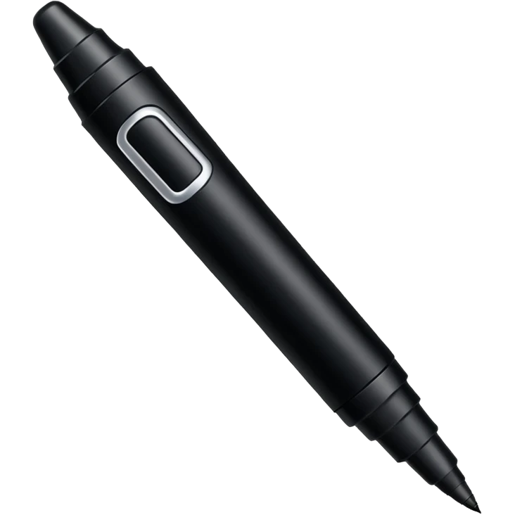 a black bold marker like a sharpie with a large tip  emoji