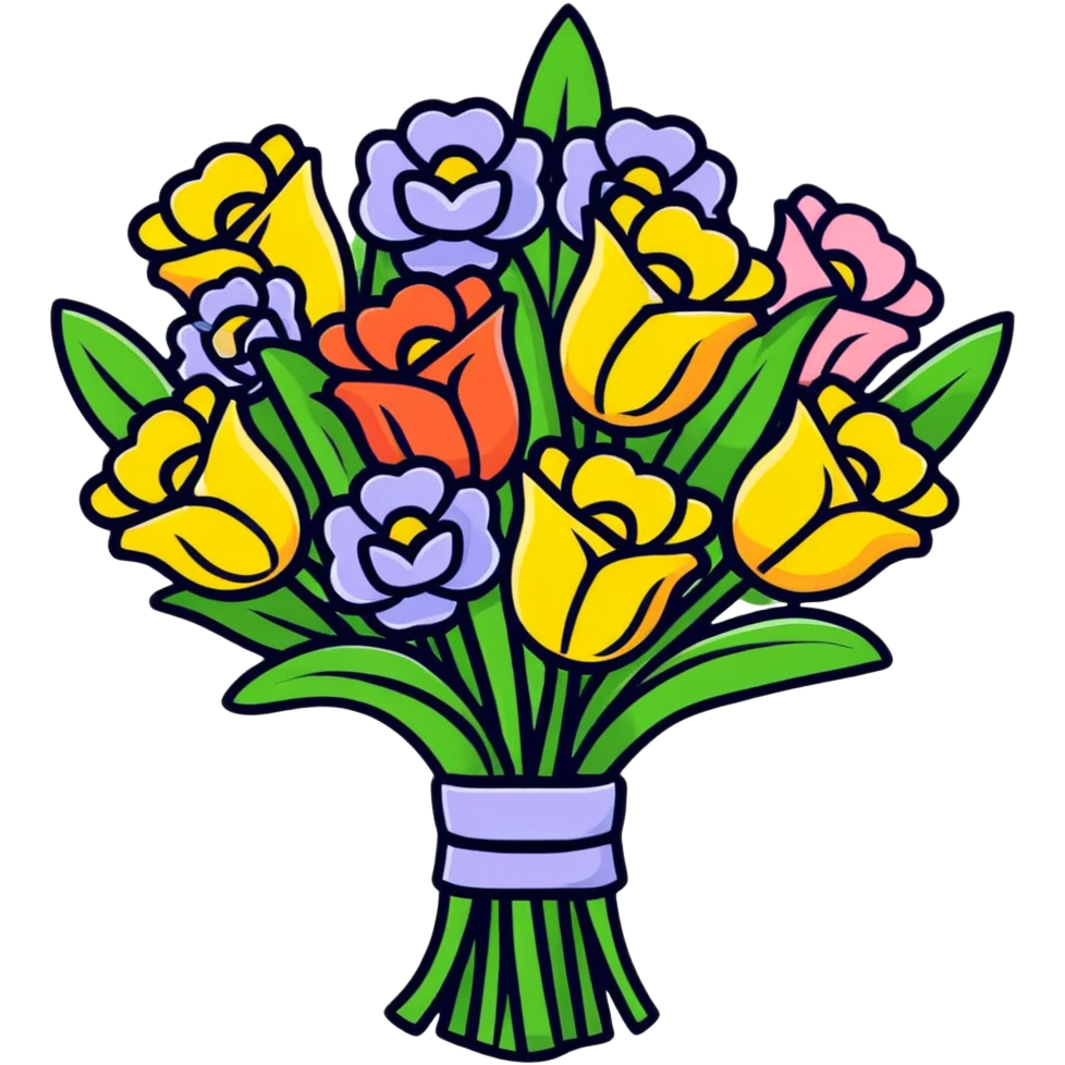 Bouquet emoji