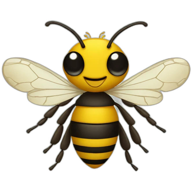 bee with a human face emoji
