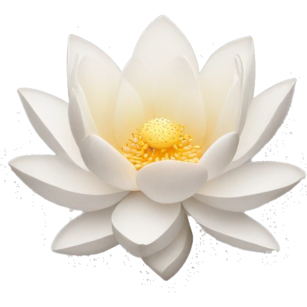 light ink lotus flower  emoji