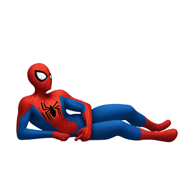 Mr spider man sleeping  emoji