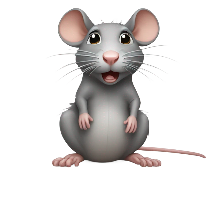 rat very stressed emoji