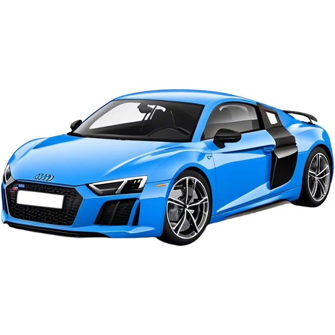 Audi R8 - Audi (Model Year: 2022)(Iconic Blue and Black) emoji