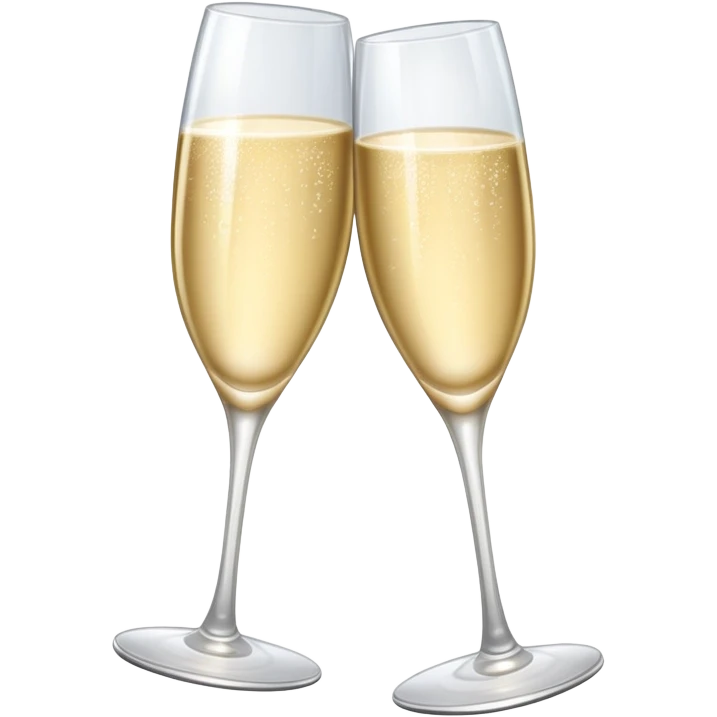 Romantic Champagne flutes emoji