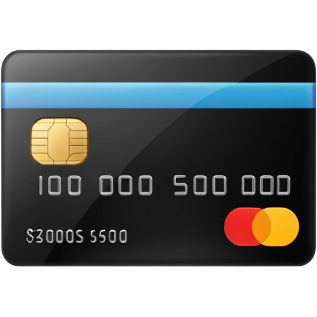 black credit card, no text emoji