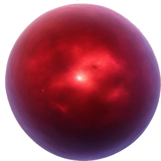 red 3D highly detailed realistic nebula in cosmic outer space, depth of field, png cutout emoji