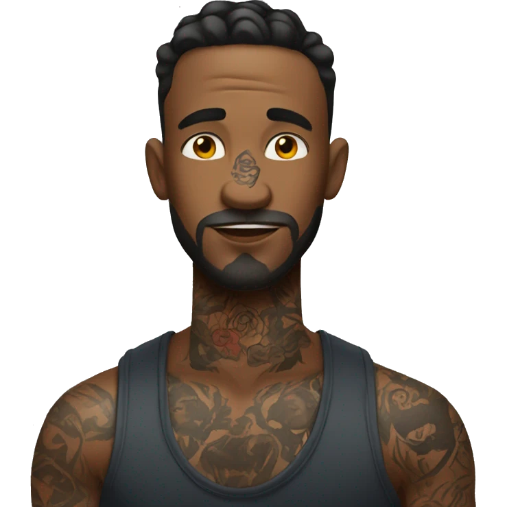 Man with tattoos  emoji