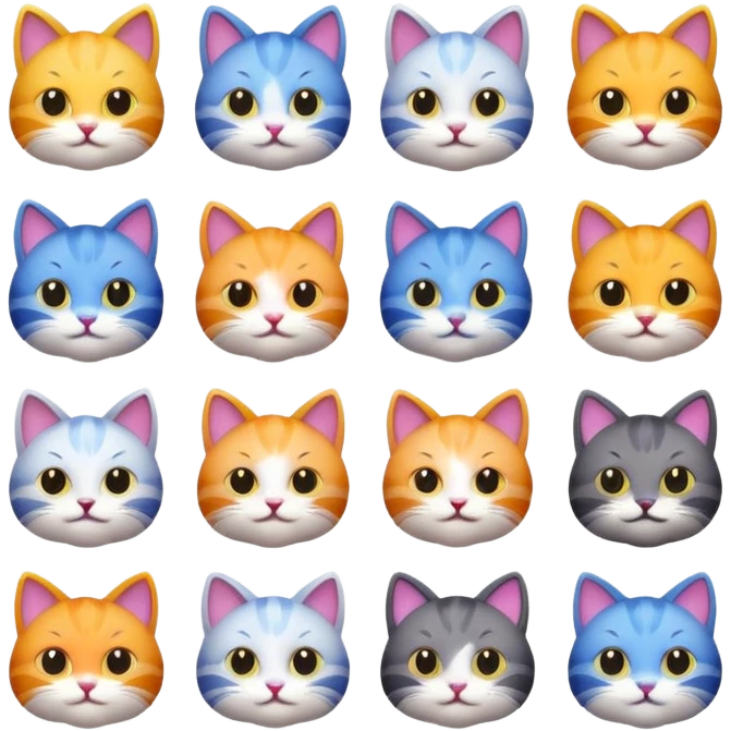 bullet points with cats emoji