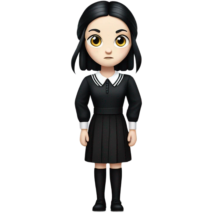 wednesday addams emoji