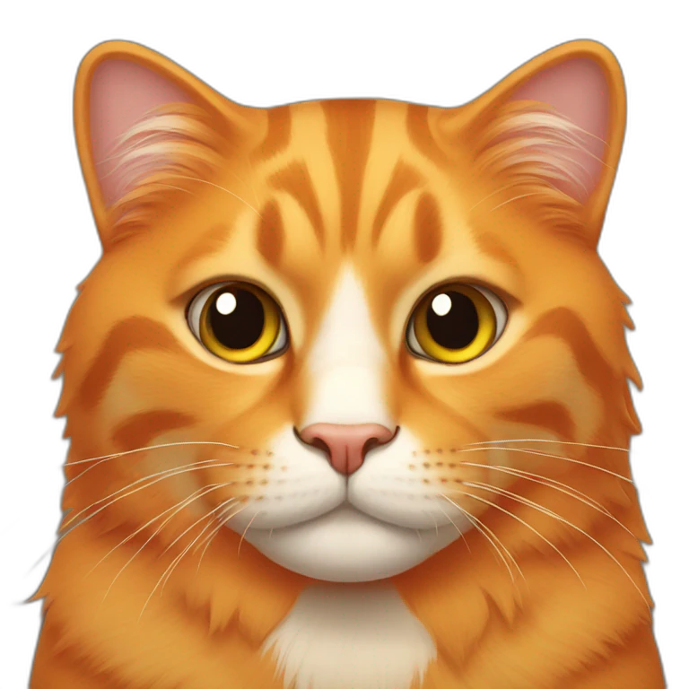 big orange cat emoji