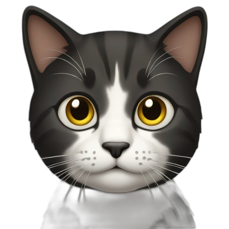 cat Moses black emoji