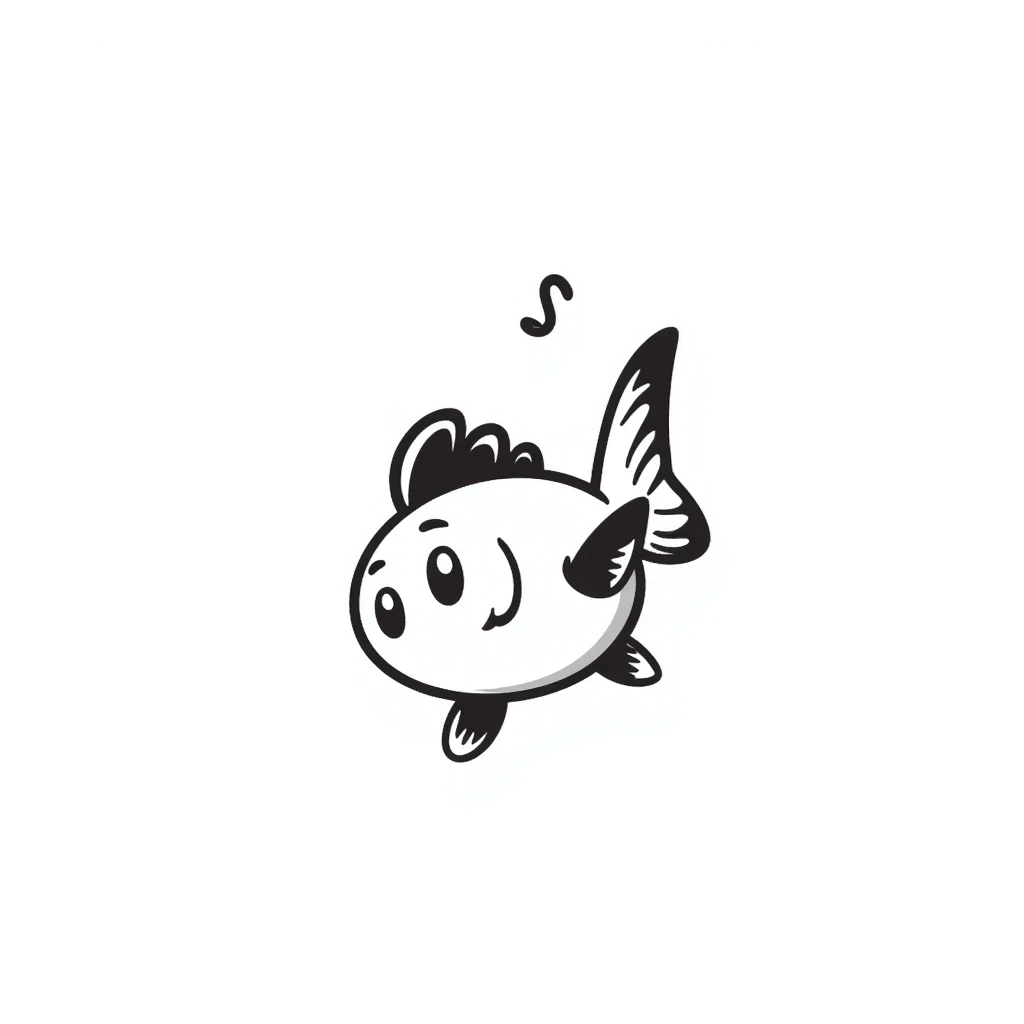 cutesy fish emoji