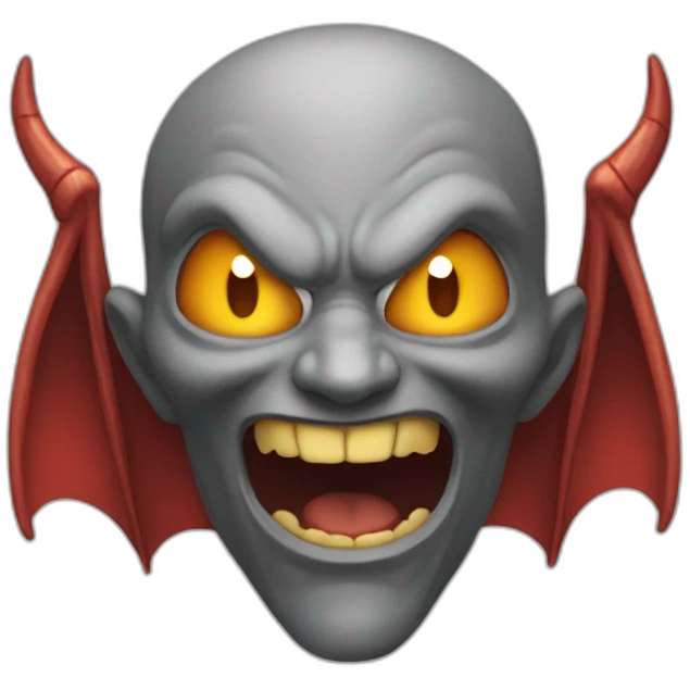 Demon qui tousse avec « uhm uhm » emoji