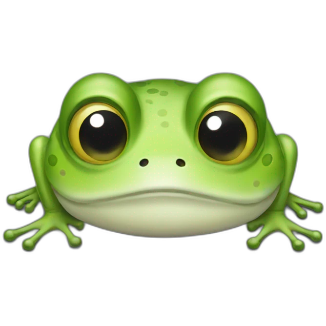 Sick frog emoji