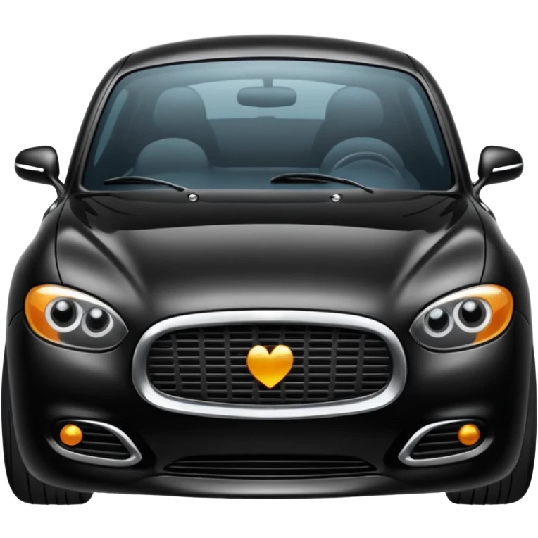 Black creata car emoji