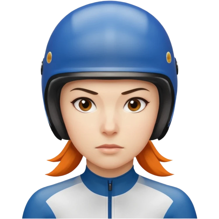 woman speedskater emoji