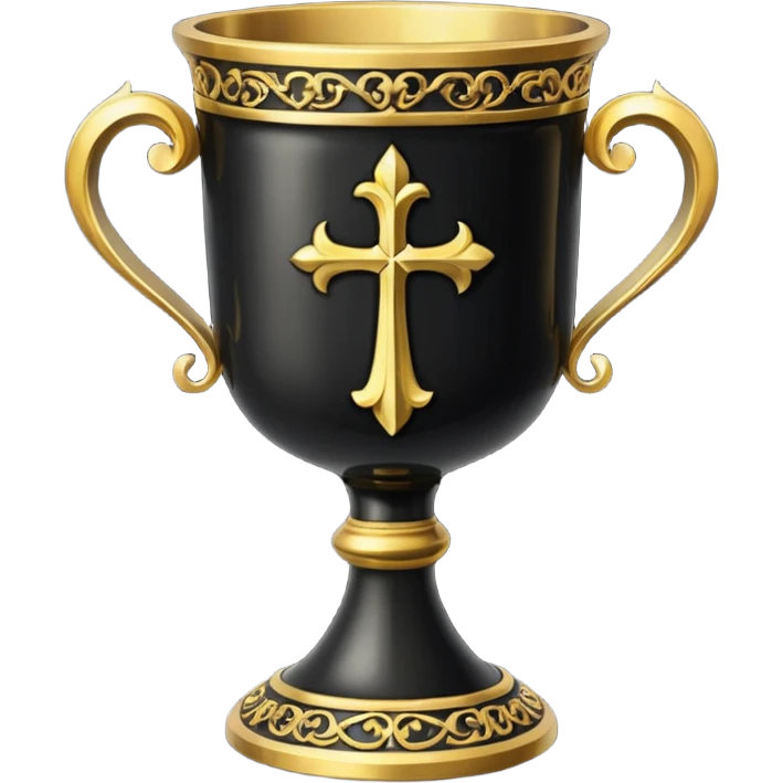 calice noir medieval emoji