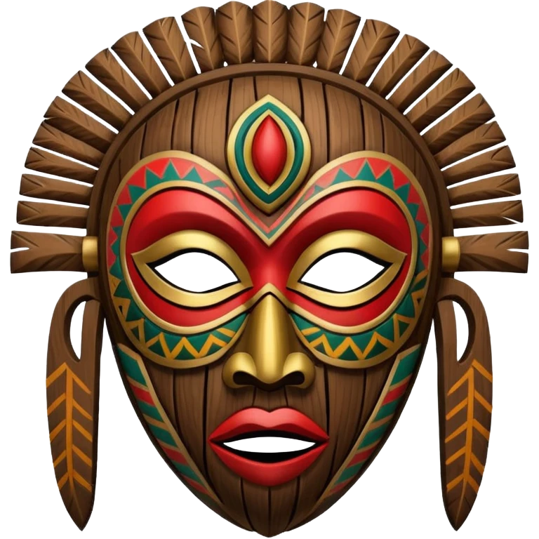 African mask emoji
