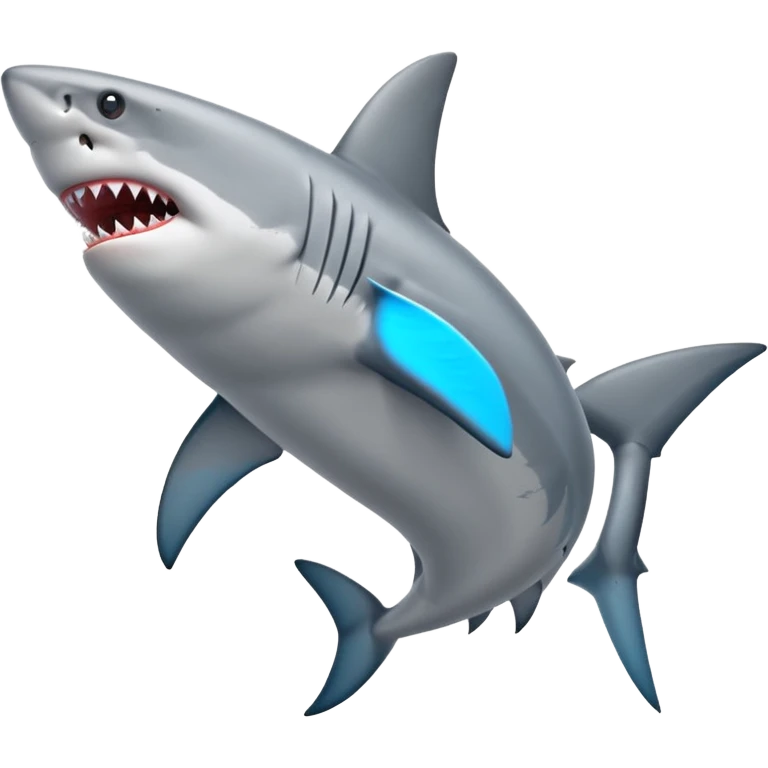 shark standing up  emoji