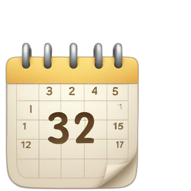 Calendar emoji